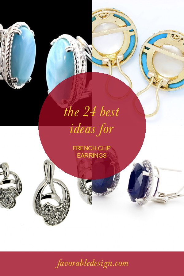 The 24 Best Ideas for French Clip Earrings Home, Family, Style and